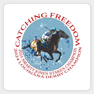 2024 Kentucky Derby Contender Catching Freedom design Sticker